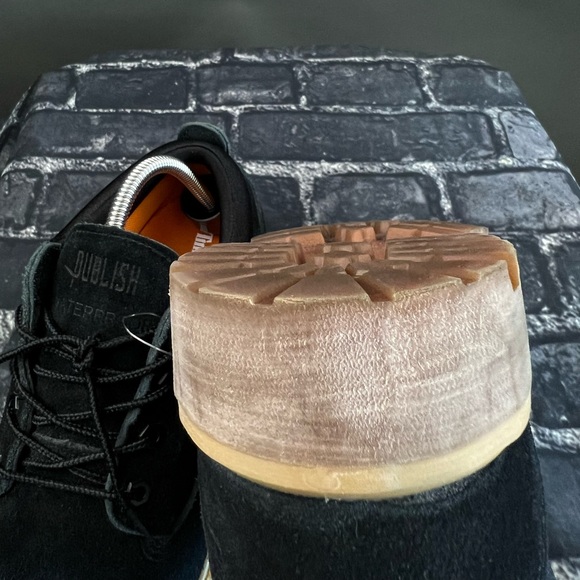 SOLD ARCHIVE - Waterproof Black Suede Leather Boots Timberland Designer Gorpcore - Picture 12 of 14